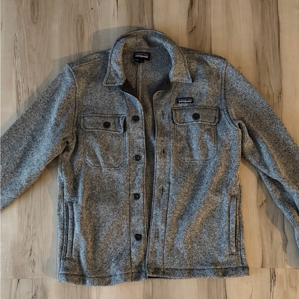 Patagonia Heather Gray Fleece Jacket